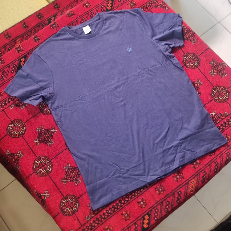 تی شرت آستین کوتاه نخی سرمه ای برند Spring Field