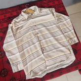 شومیز زنانه چند رنگ قهوه ای زرد طرح بومی سرخپوست برند Zara