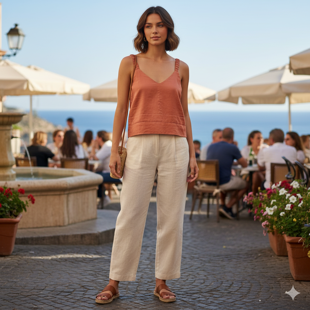 تاپ مجلسی زنانه آجری برند Body Spinner